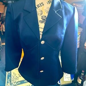 Suit.. Blue satin..